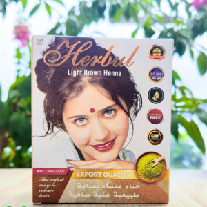 Alternative view of Bột nhuộm tóc Herbul - màu nâu sáng